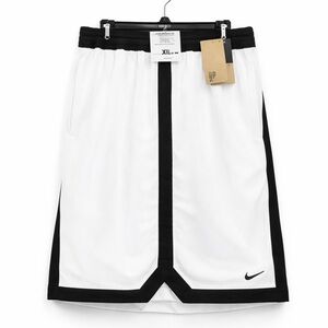 Nike DNA Basketball Shorts White Black Dri-Fit Mens XXL NWT Athletic Gym